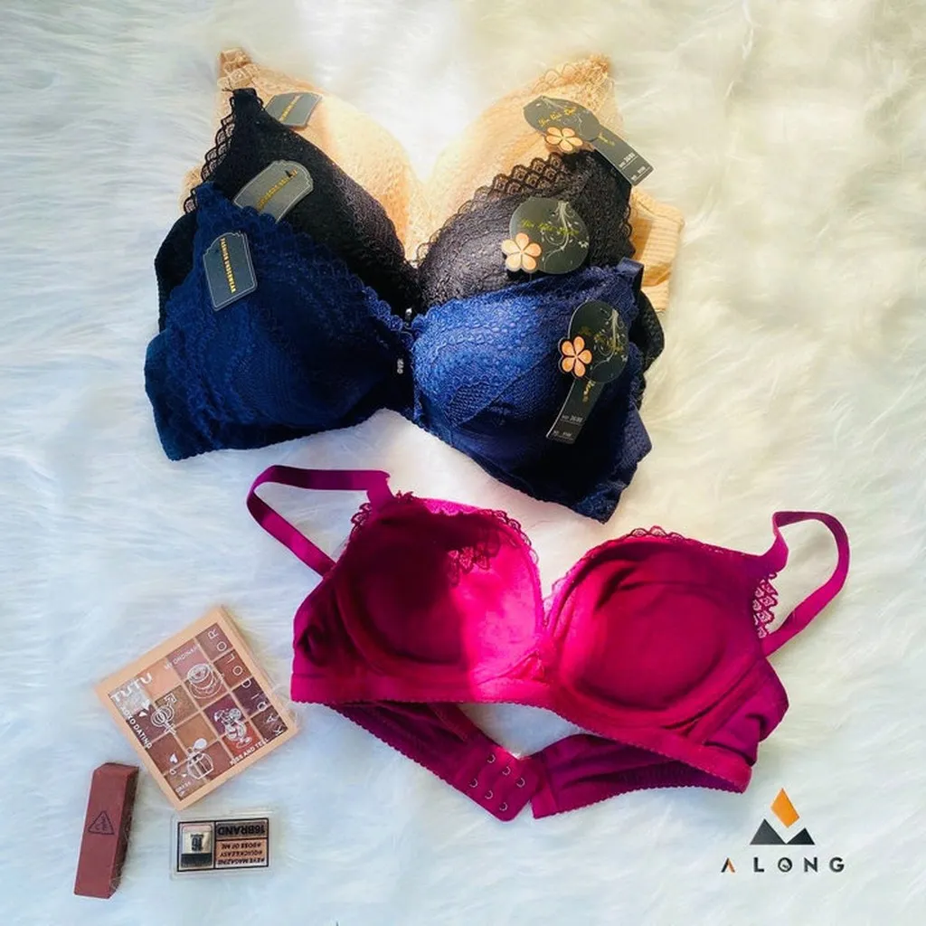 Alternative view of Áo Ngực Ren Không Gọng , Đệm 3p Dày Size 36-38 Dành Cho Nữ