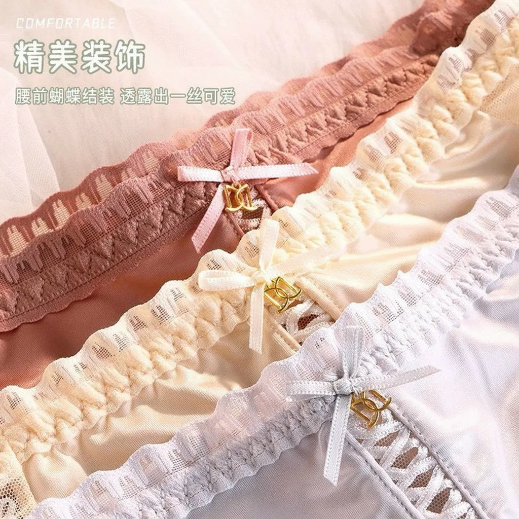 Alternative view of Quần Lót Lụa Ren Siêu Quyến Rũ Cao Cấp Từ 40-70kg Dành Cho Nữ