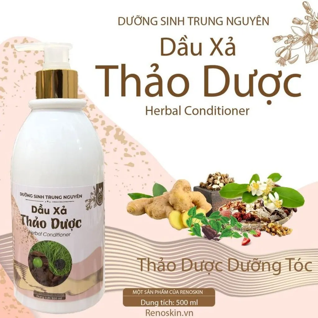 Alternative view of Dầu Xả Thảo Dược Herbal Conditioner Dưỡng Sinh Trung Nguyên
