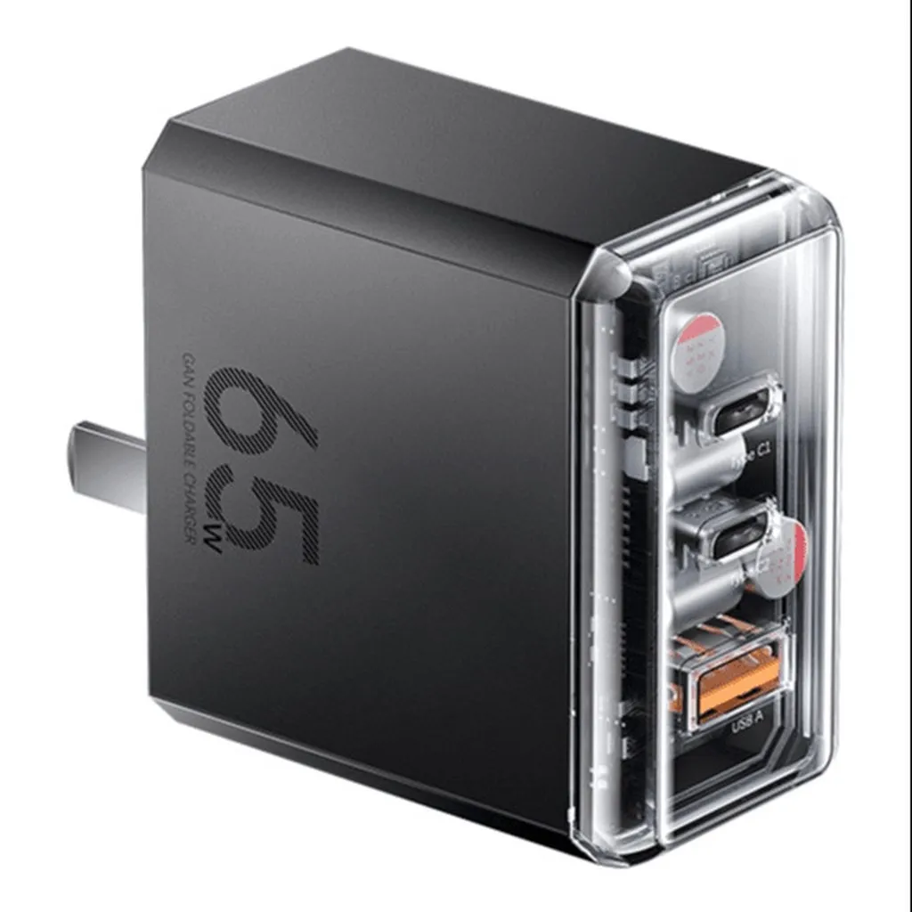 Hộp 1 Cái - Củ Sạc Nhanh 65w Rp-u10 Remax (màu Đen)
