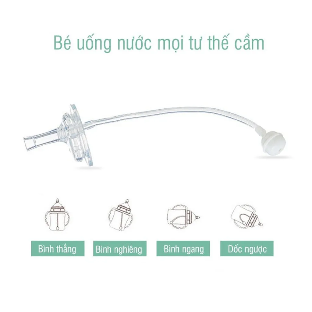 Alternative view of Ống Hút Chống Sặc Thay Thế Cho Bình Cổ Rộng Cho Bé Tập Uống Nước 70452 - Lady's Passion