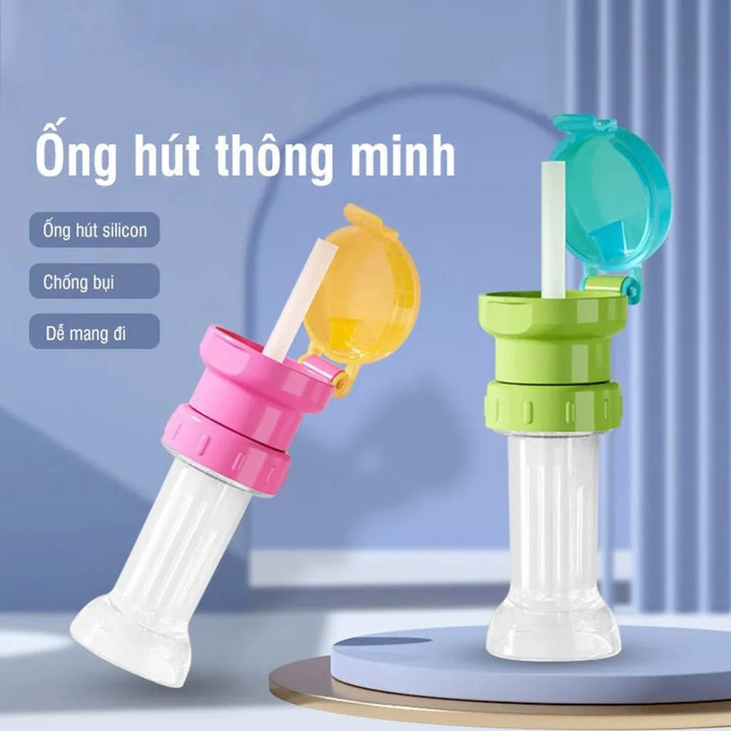 Ống Hút Lắp Chai Nước Thông Minh Có Nắp Đậy 56166 - Lady's Passion
