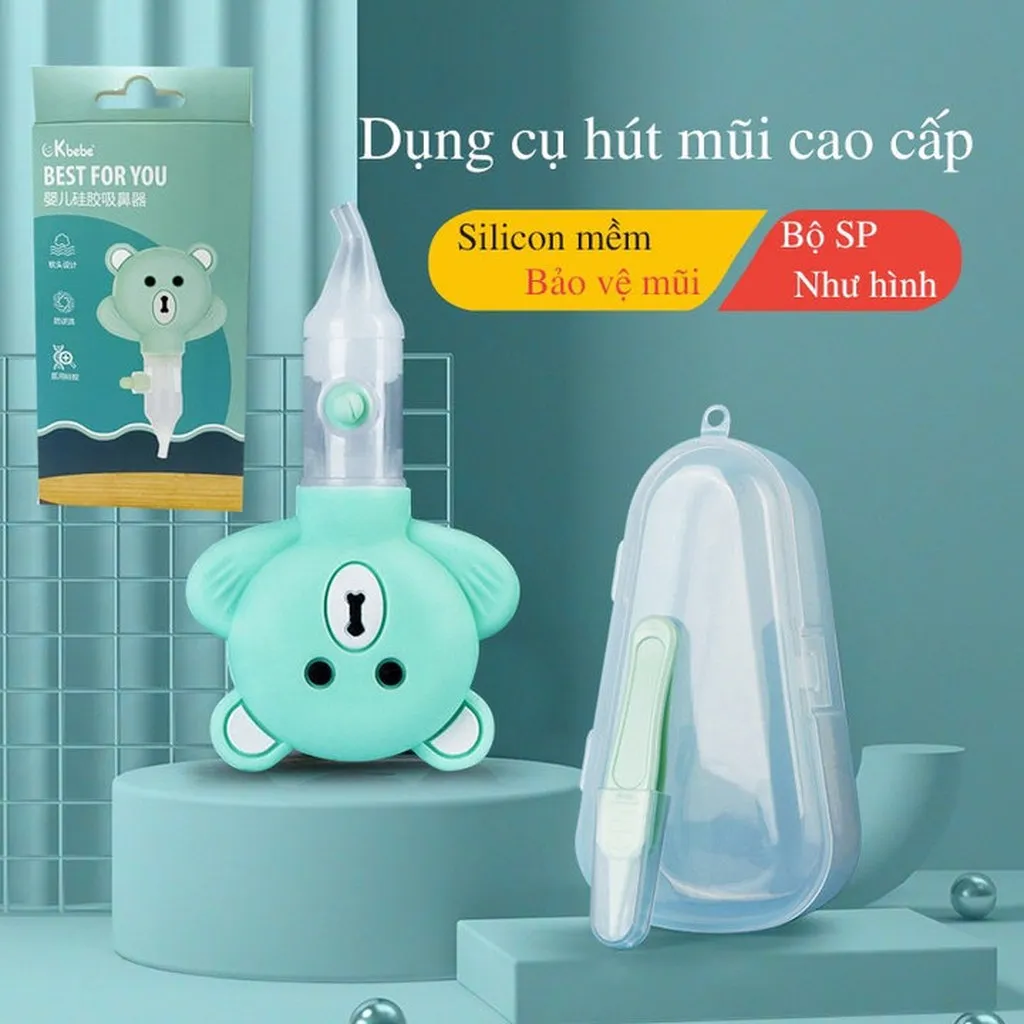 Bộ 3 Chi Tiết Dụng Cụ Hút Mũi Cho Bé Cao Cấp Ck Bebe 56736 - Lady's Passion