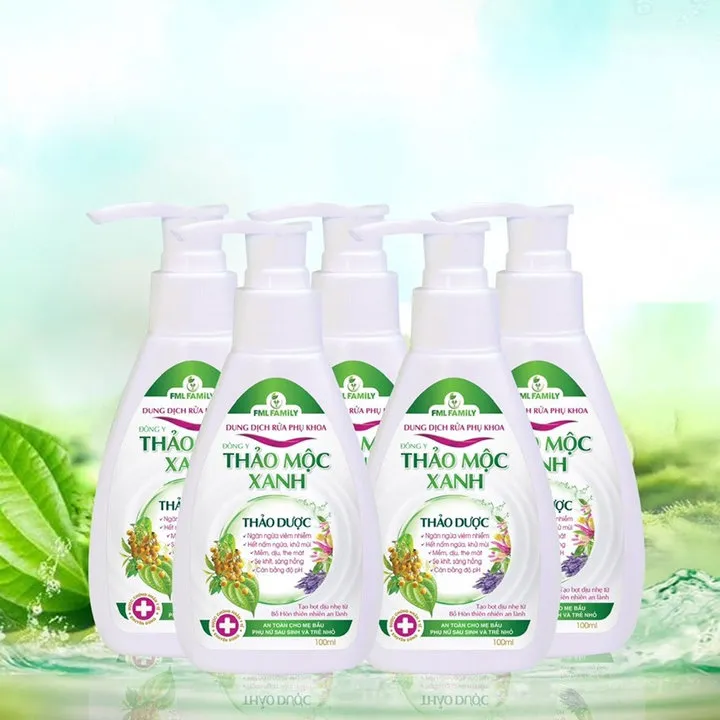 Alternative view of Dung Dịch Rửa Phụ Khoa 100ml-thảo Mộc Xanh