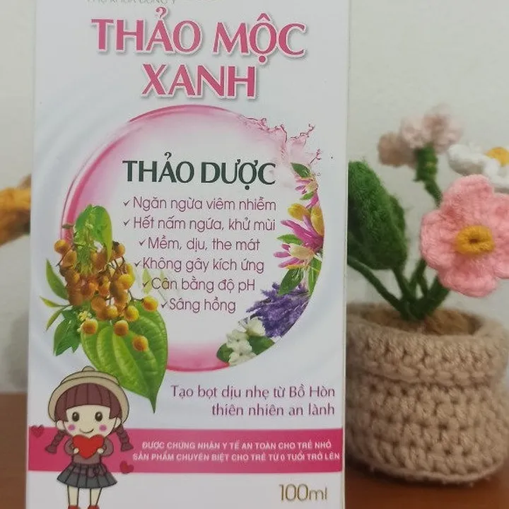 Alternative view of Dung Dịch Vệ Sinh Trẻ Em 100% Thảo Dược 100ml -thảo Mộc Xanh