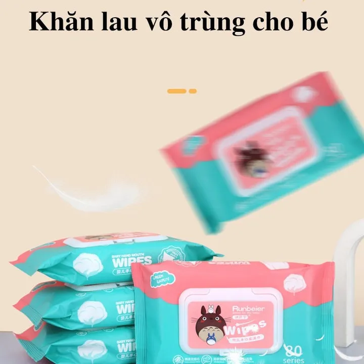 Alternative view of Khăn Ướt Cho Bé Runbeimian 80 Tờ 70261 - Lady's Passion