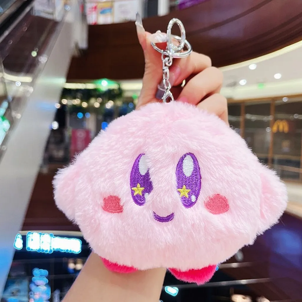 Móc Khóa Gấu Bông Kirby Đựng Xu Hoạt Hình Lolita Siêu Dễ Thương - Dmastore