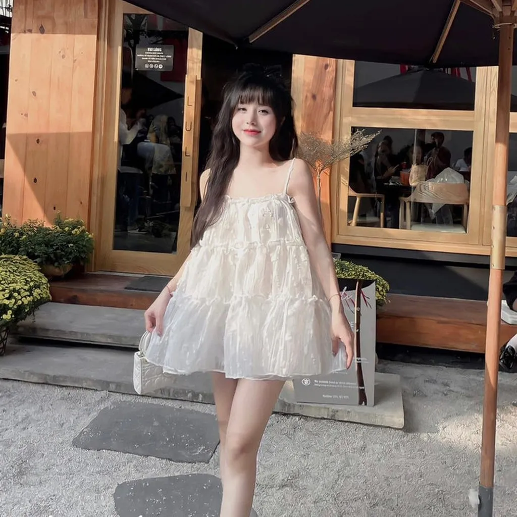 Alternative view of Dầm 2 Dây 3 Tầng Chất Tơ - Lê Phương Boutique