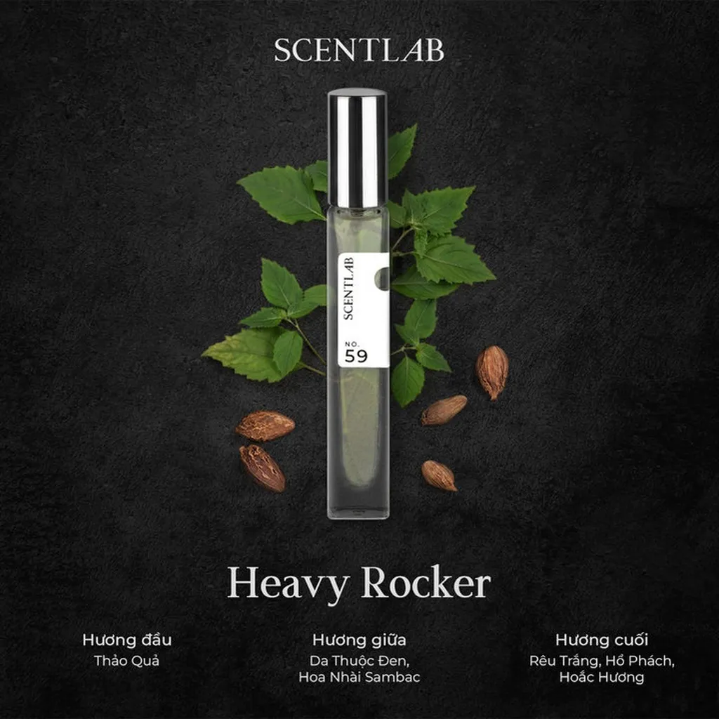 Alternative view of Nước Hoa Nam Heavy Rocker No. 59 (30ml) - Scentlab