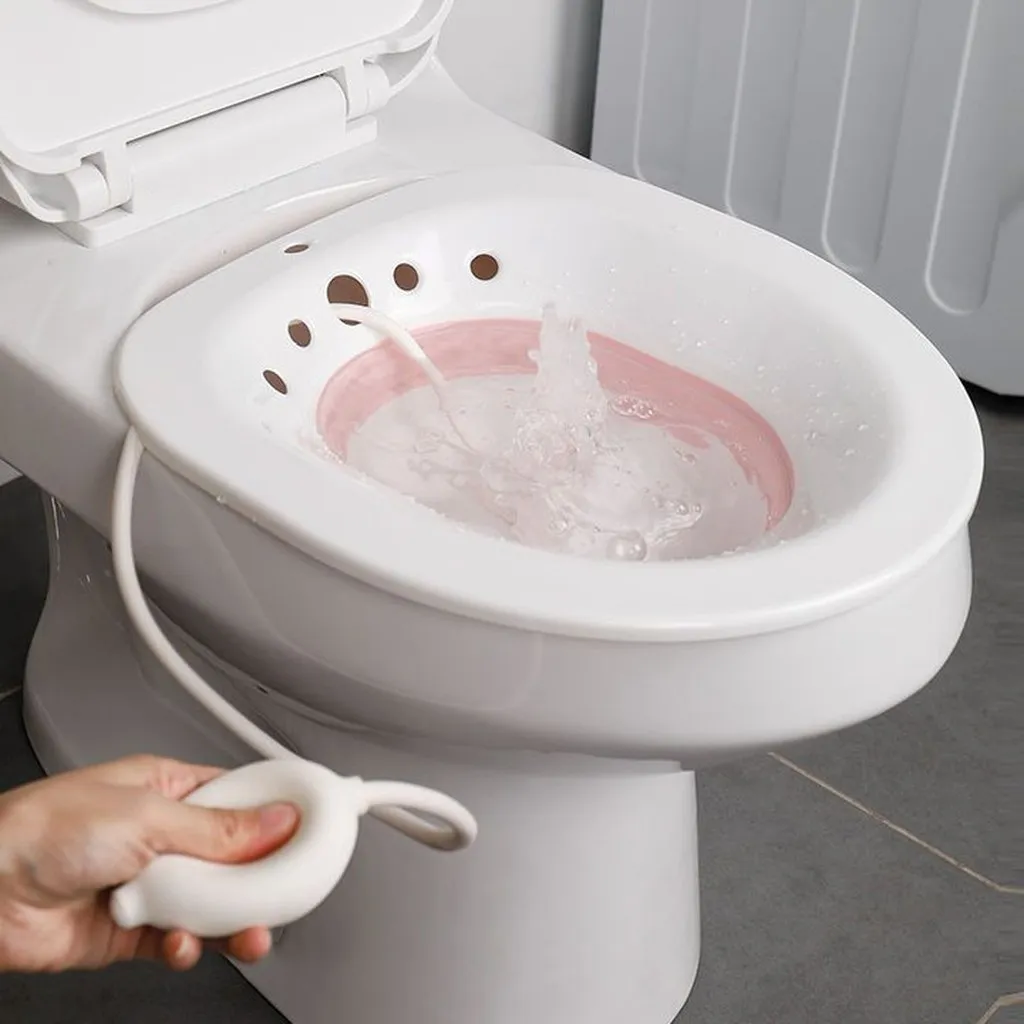 Chậu Xông Rửa Vùng Kín Sau Sinh Gấp Gọn Kèm Vòi Xịt Rửa 56043 - Lady's Passion