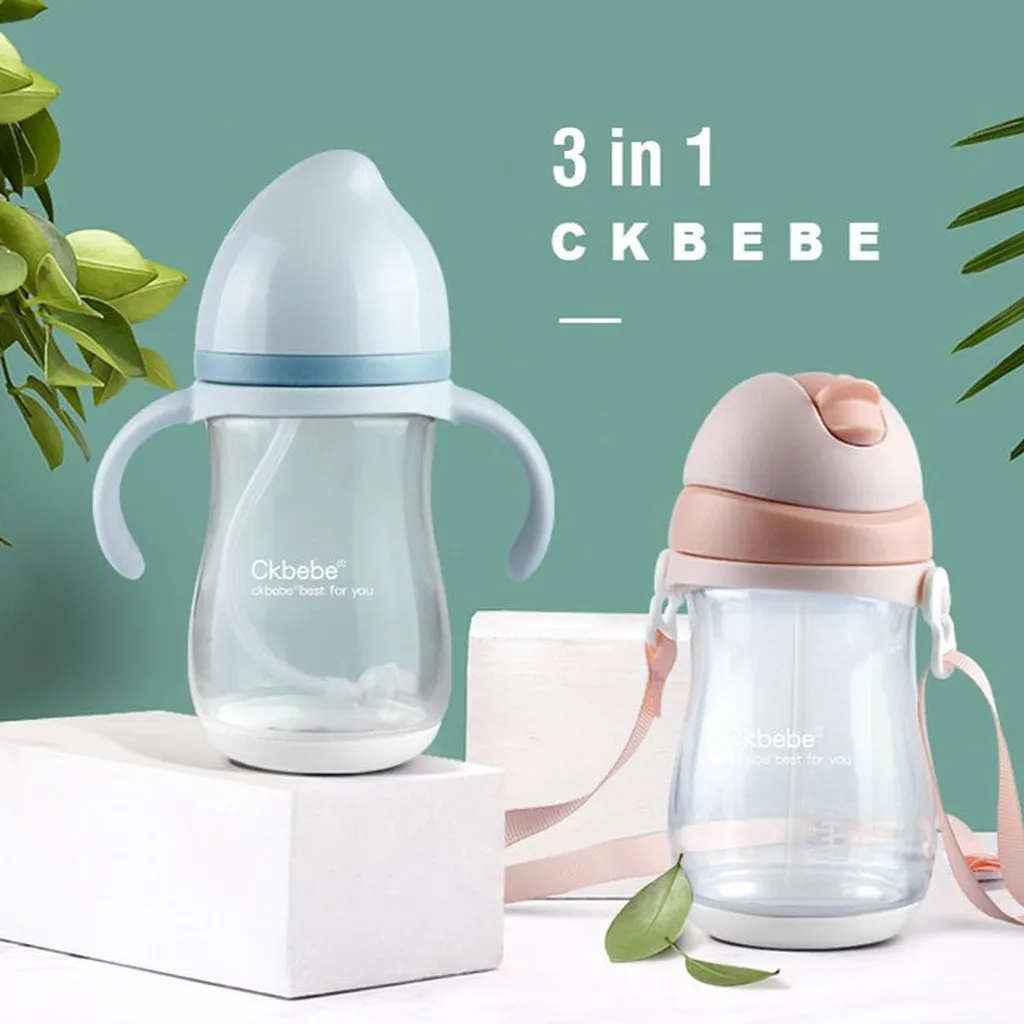 Bình Uống Nước Có Tay Cầm Và Dây Đeo Ck Bebe Nhựa Pp 240ml 57050 - Lady's Passion