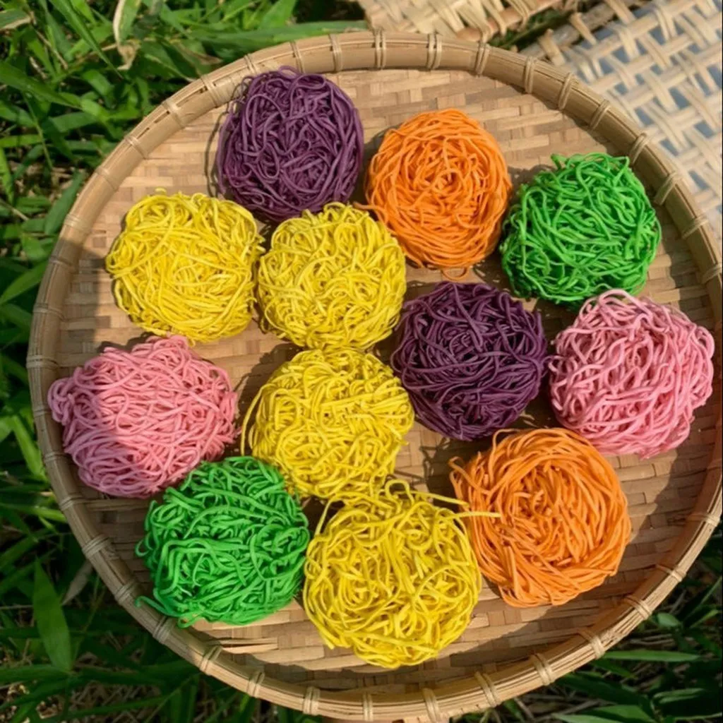 Mì Rau Củ Ngũ Sắc Giàu Dinh Dưỡng 500g - Winnie House