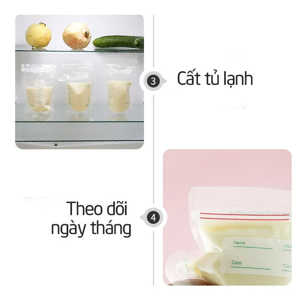 Alternative view of Túi Trữ Sữa Mẹ Misuta Hộp 30 Túi 200ml 55208 - Lady's Passion