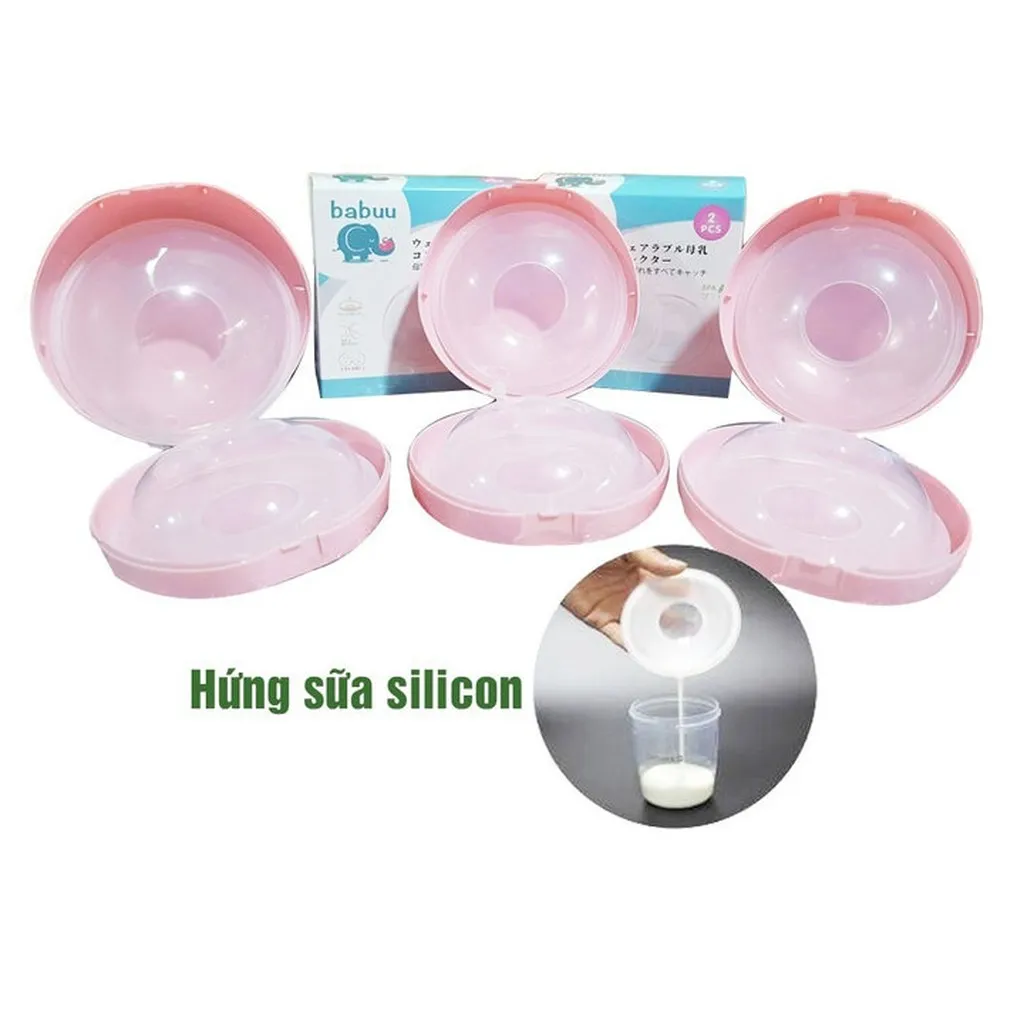 Lót Ngực Hứng Sữa Silicon Babuu Hộp 2 Miếng 00664 - Lady's Passion