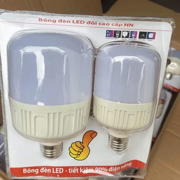 Bộ Đôi 2 Bóng Đèn Led Tiết Kiệm Điện