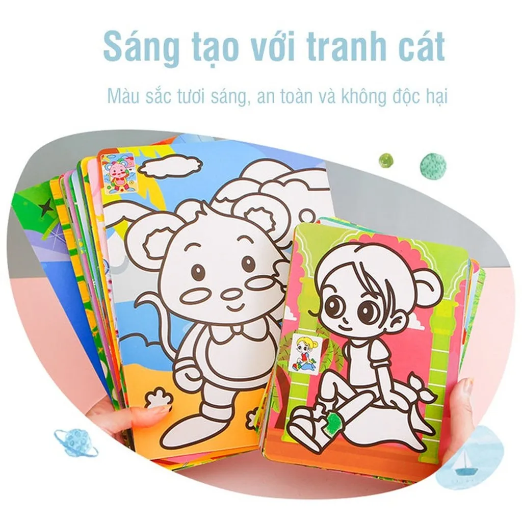 Alternative view of Bộ Tranh Cát Hoạt Hình Khổ To Cho Bé 55747 - Lady's Passion