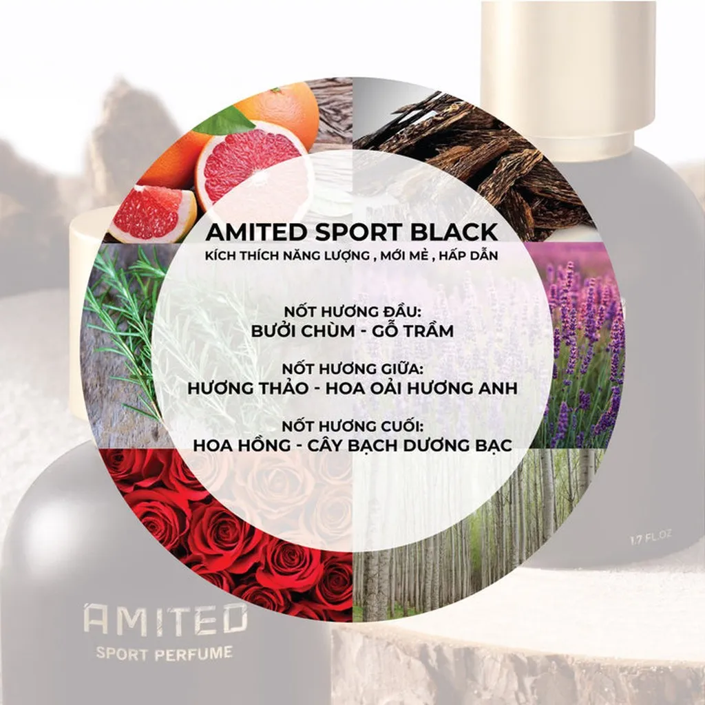 Nước Hoa Amited Sport Black -10ml