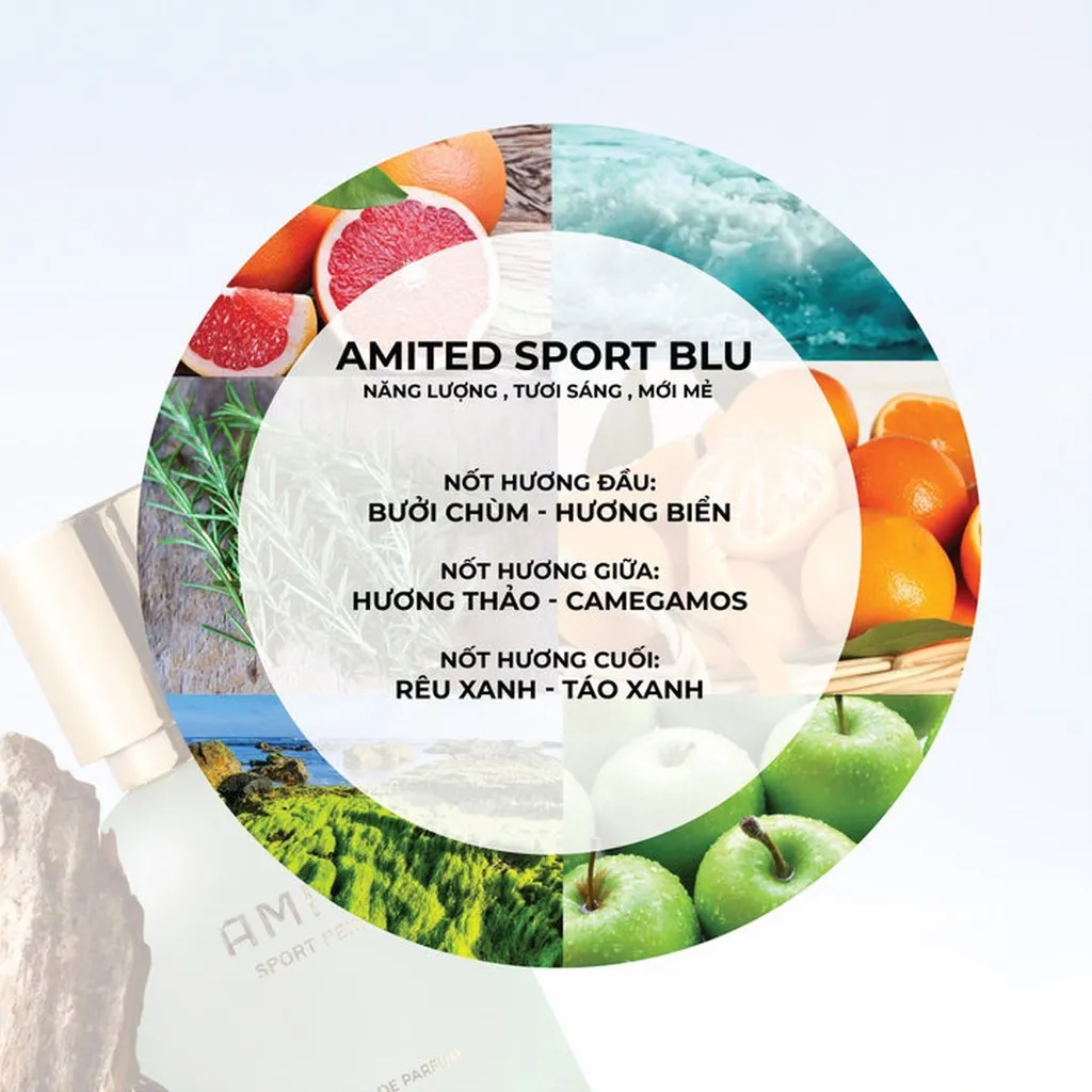 Nước Hoa Amited Sport Blue 10ml