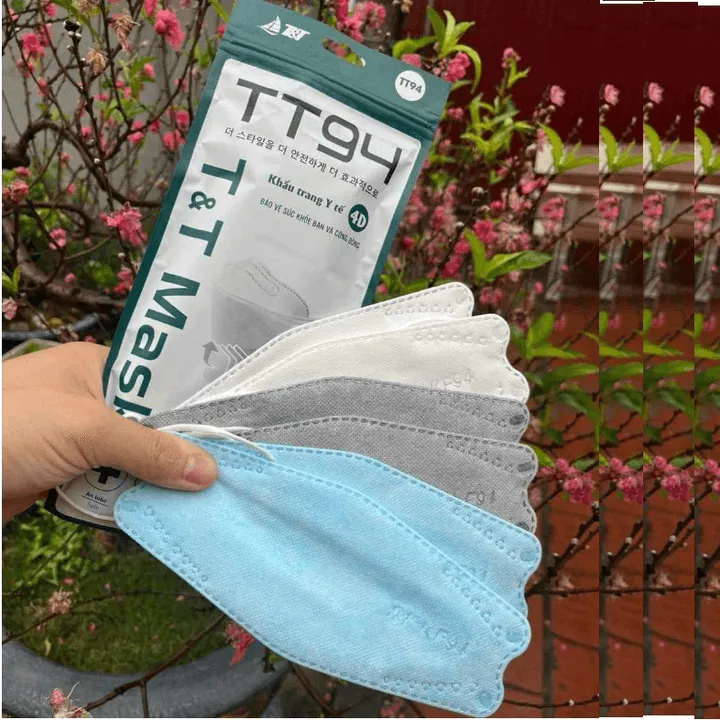 Alternative view of [ Thùng 300 Cái ] Khẩu Trang Kf94 Tt Mask Chọn Màu Dày Đẹp Ctb689- Bechip