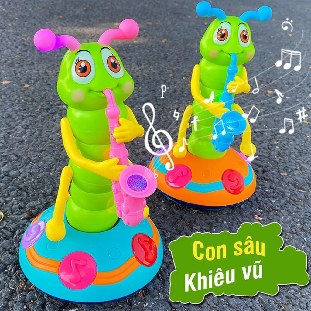 Đồ Chơi Sâu Thổi Kèn Nhảy Múa Có Nhạc Và Đèn 55733 - Lady's Passion
