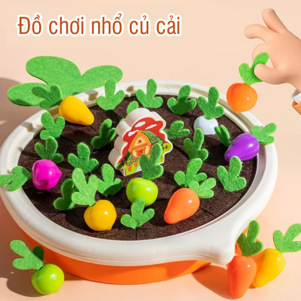 Đồ Chơi Nhổ Cà Rốt Tăng Vận Động Tinh Ở Trẻ 3-12 Tháng 55713 - Lady's Passion