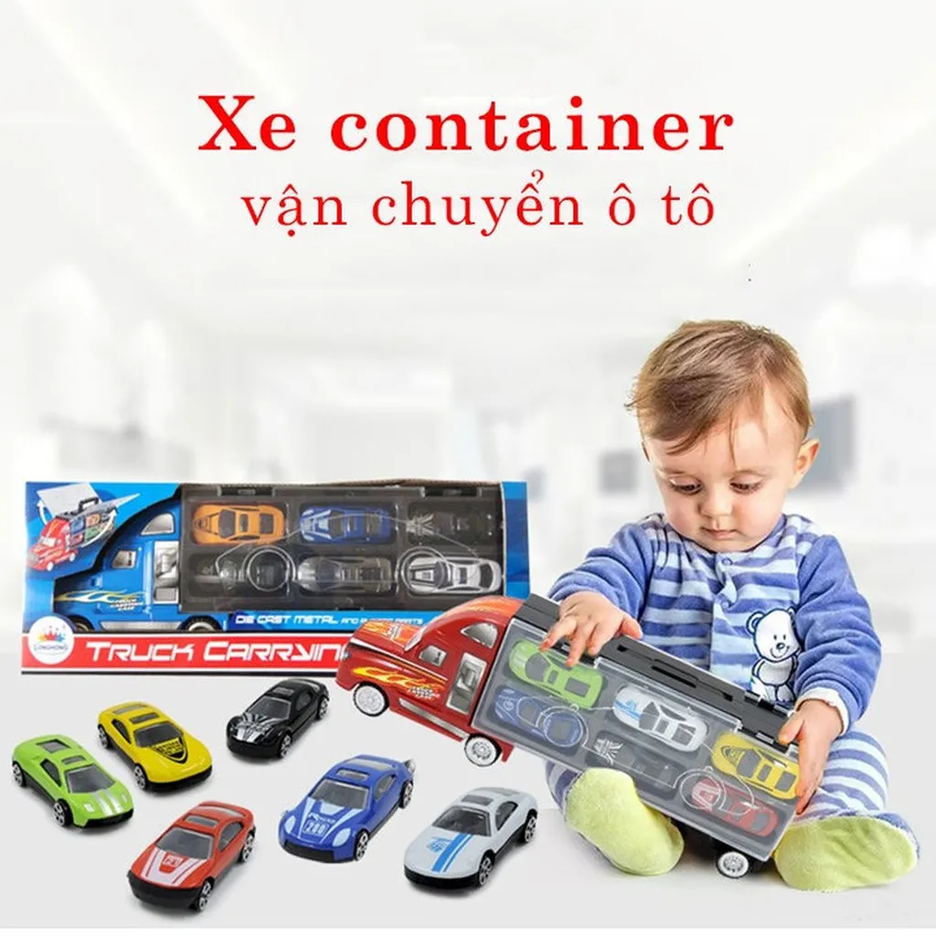 Alternative view of Đồ Chơi Trẻ Em Xe Container Vận Chuyển Ô Tô 46815 - Lady's Passion