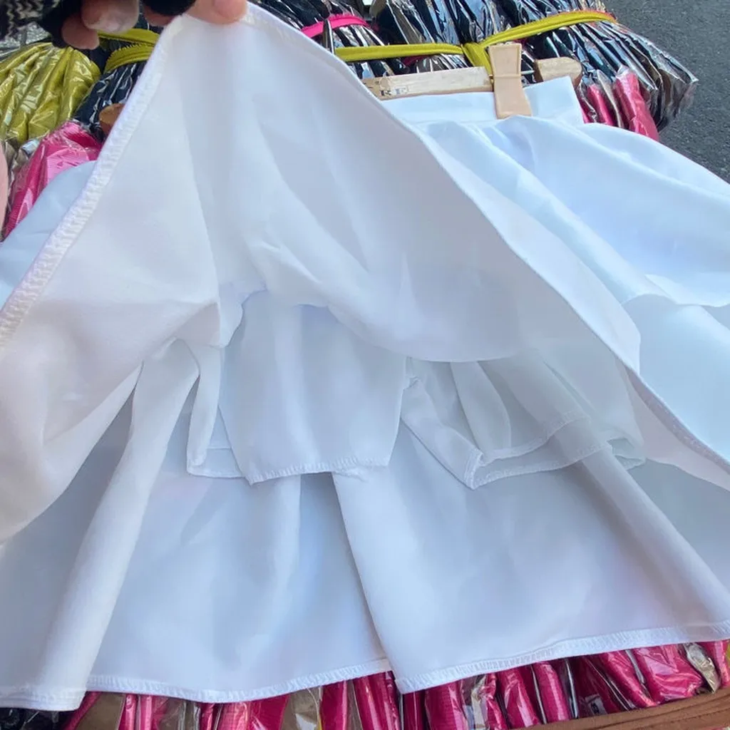 Alternative view of Chân Váy 2 Tầng Lụa Bóng Chuẩn Hình - Lê Phương Boutique