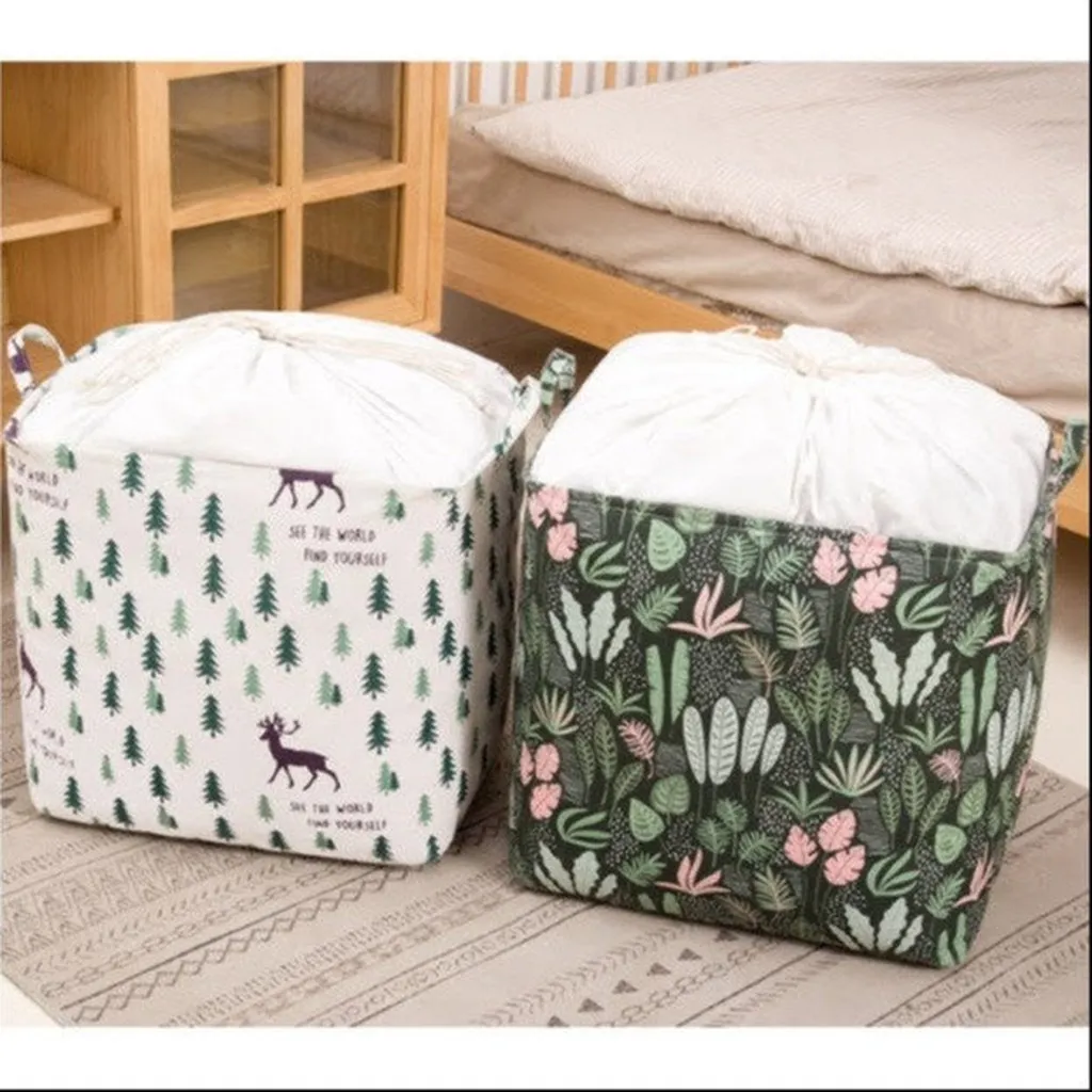 Alternative view of Combo 3 Túi Đựng Quần Áo Vải Canvas Dây Rút