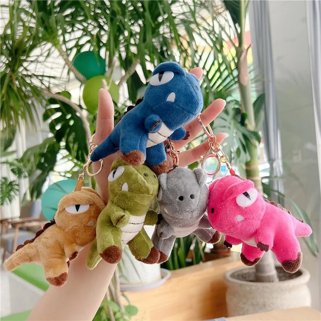 Alternative view of Móc Khóa Gấu Bông Hình Khủng Long Treo Balo, Túi Xách, Chìa Khóa Dễ Thương- Dmastore