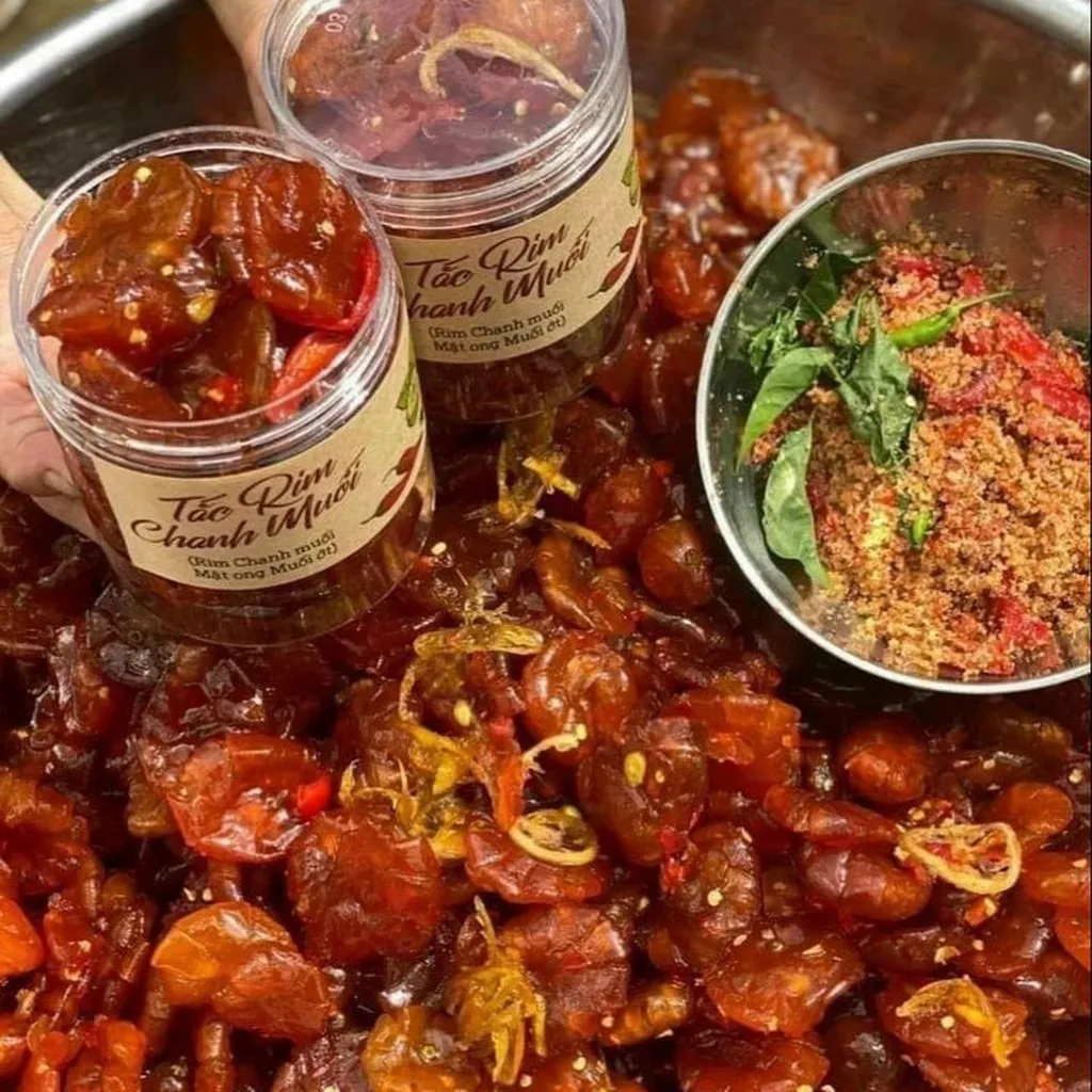 Alternative view of Tắc Rim Chanh Muối Mật Ong Muối Ớt 500g - Winnie House