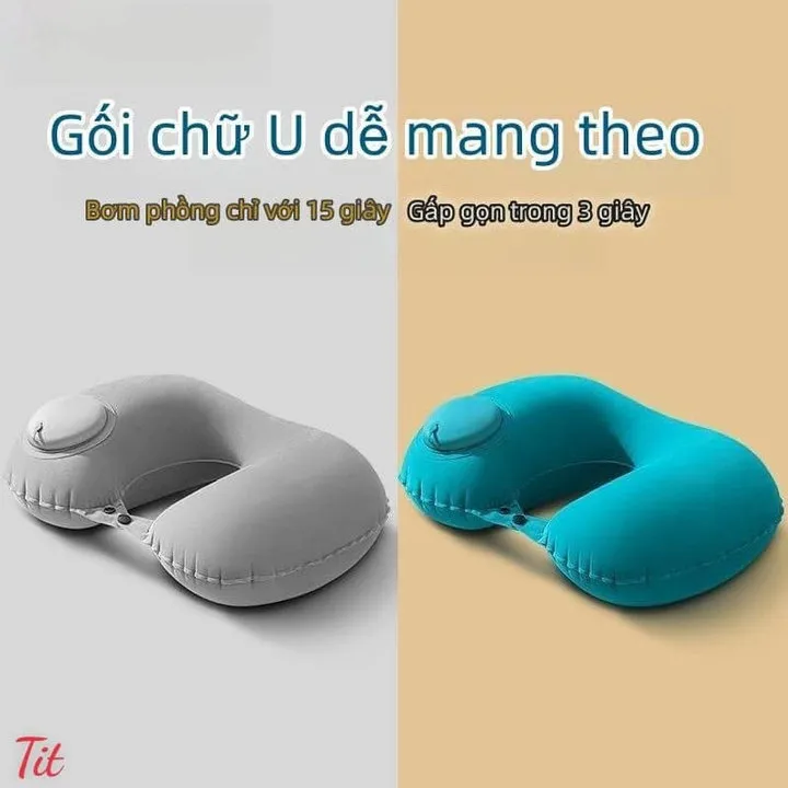 Alternative view of Gối Bơm Hơi Hình Chữ U Tiện Dụng Khi Đi Du Lịch