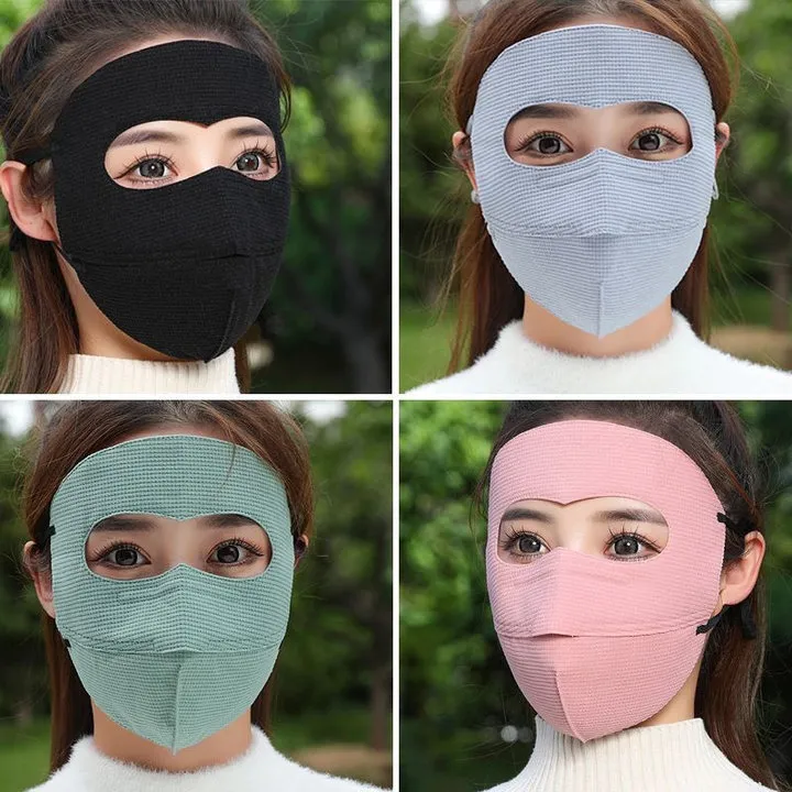 Alternative view of Khẩu Trang Nijja Thời Trang Thoáng Khí Chống Tia Uv, Bịt Kín Trán Và Mặt Ctb695 - Bechip