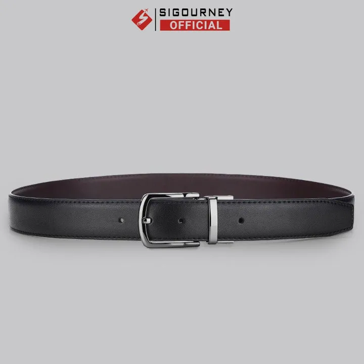 Thắt Lưng Nam Da Bò Nappa Cao Cấp Khóa Xoay Hai Mặt 360 Tl08 Bảo Hành 18 Tháng - Sigourney