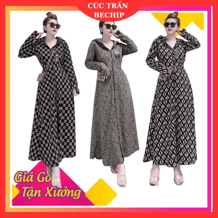 (chọn Họa Tiết) Áo Chống Nắng Nữ Toàn Thân Dáng Dài Cao Cấp Ctb36chonhoatiet - Bechip