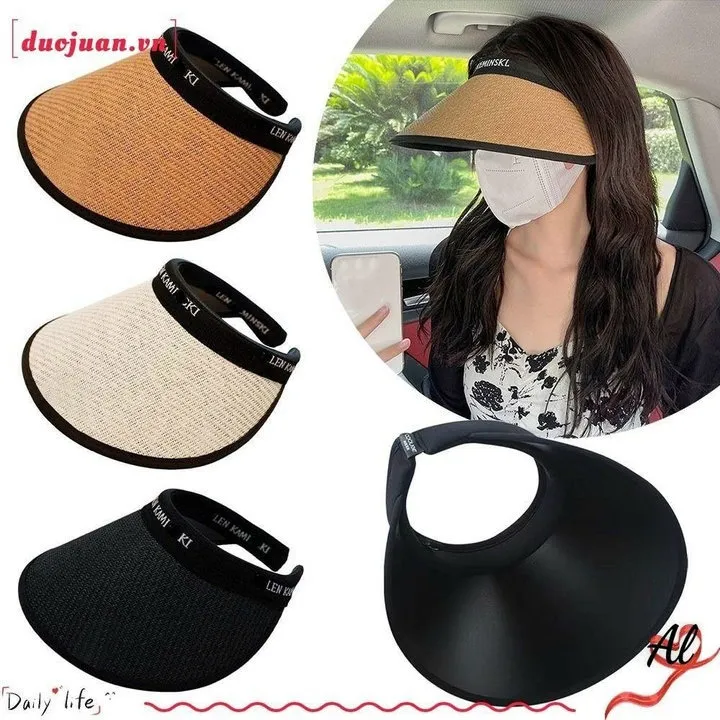 Alternative view of Mũ Cói Nửa Đầu Chống Nắng Chống Tia Uv