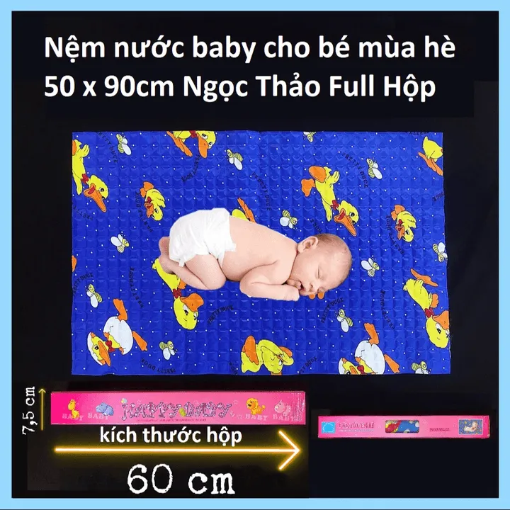 Nệm Nước Baby Cho Bé Mùa Hè 50x90cm - Gdn