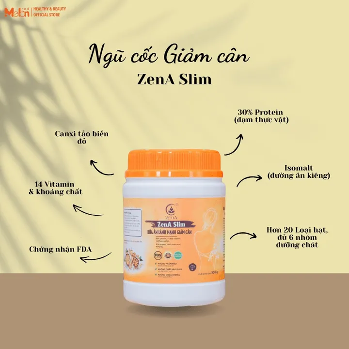 Alternative view of Combo_ngũ Cốc Giảm Cân Zena Slim 500g & Mật Ong Tươi 500ml_redmelon