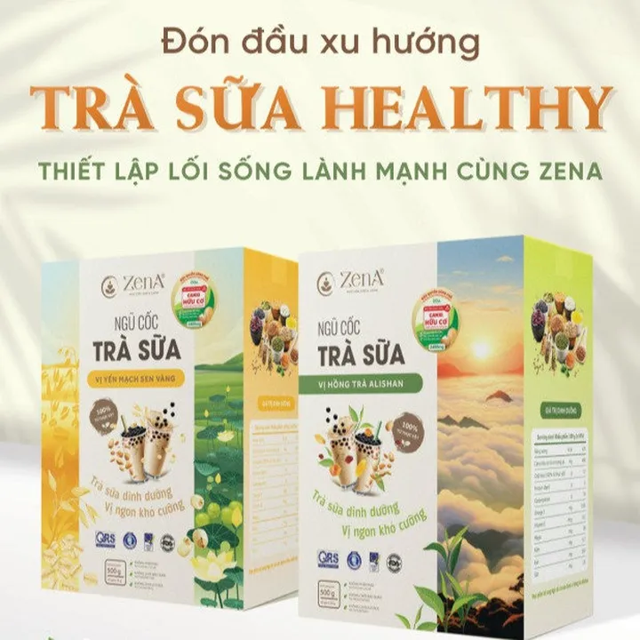 Alternative view of Combo_02 Hộp Ngũ Cốc Trà Sữa Zena 500g_tặng Mật Ong Tươi_redmelon