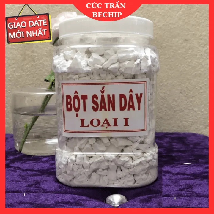Bột Sắn Dây Ta Nguyên Chất Nhà Làm Trắng Sạch 1kg, Đặc Sản Huế Ctb733 - Bechip