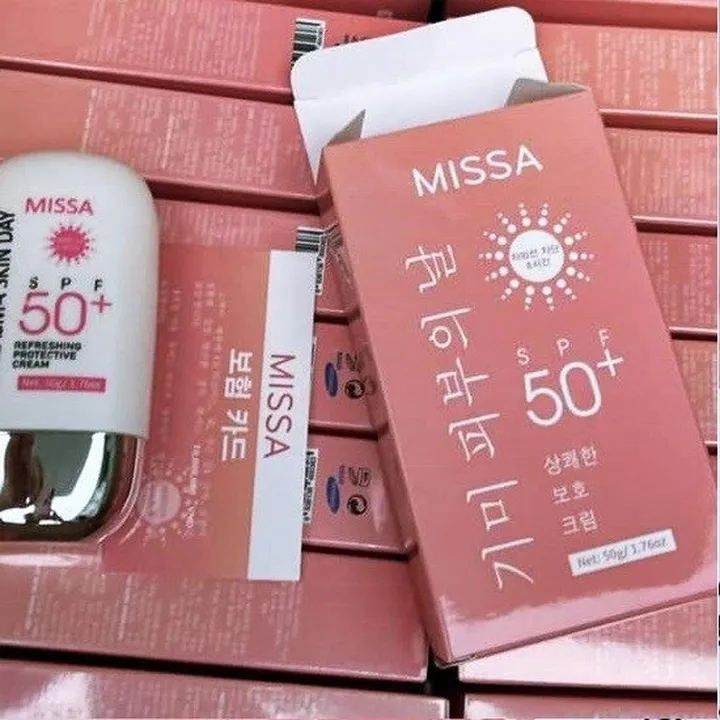 Alternative view of Kem Chống Nắng Misa Kiềm Dầu, Nâng Tone, Chống Nắng 50g - Gdn