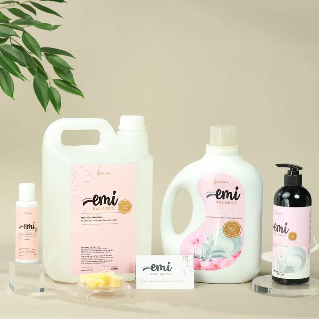 Alternative view of Nước Rửa Chén Bát Vi Sinh Emibalance 5l An Toàn Cho Người Dùng Không Gây Khô Kích Ứng Da Tay