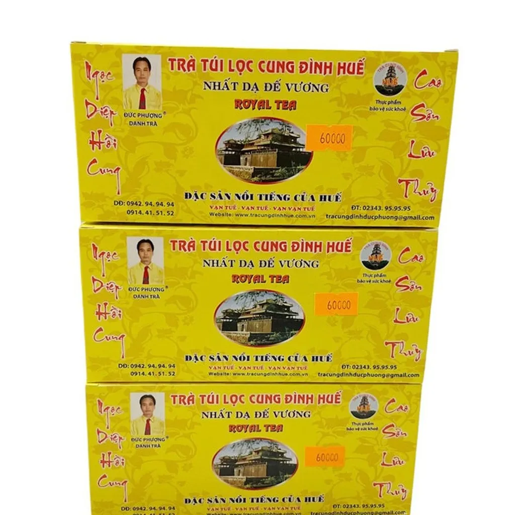 Alternative view of Trà Túi Lọc Cung Đình Cao Cấp - Nhất Dạ Đế Vương, Đức Phượng 30 Gói - Ctb732