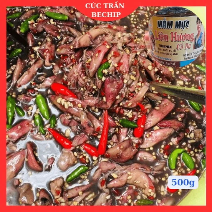 Mắm Mực Pha Sẵn Thơm Ngon, Chuẩn Vị Miền Trung - Đặc Sản Huế Hủ 500g - Ctb652