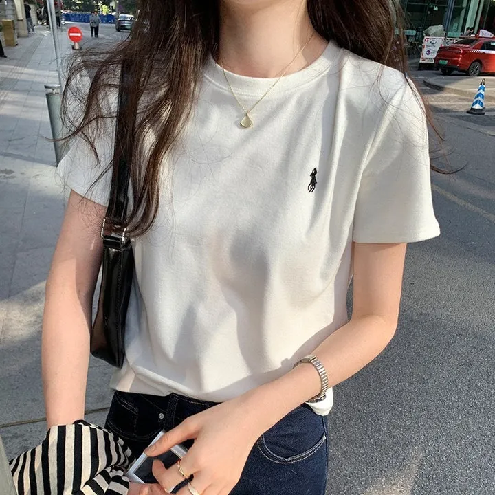 Alternative view of Áo Thun Babytee Thêu Ngựa Tay Ngắn Ôm Body Gu4780- Sam Store