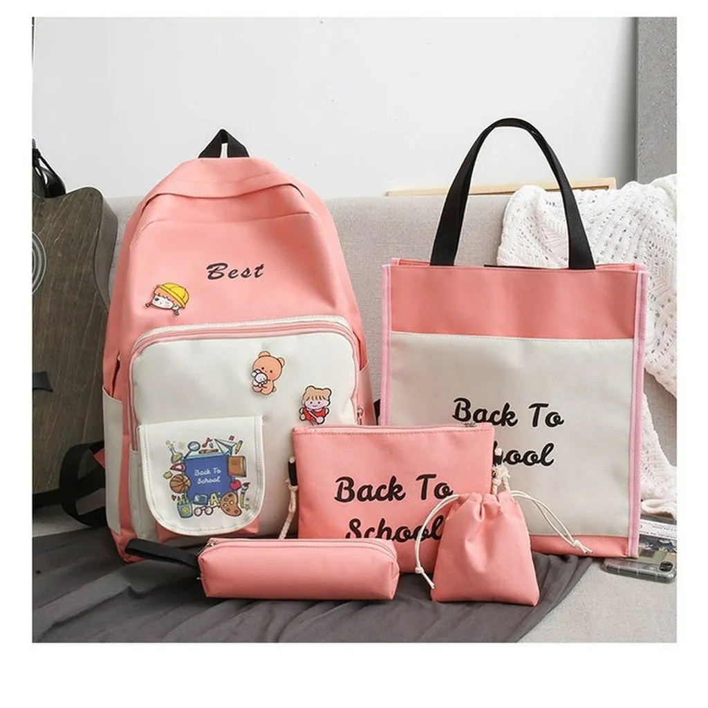 Set Balo 4 Món Best Back To School Vừa A4 St1723- Nana House