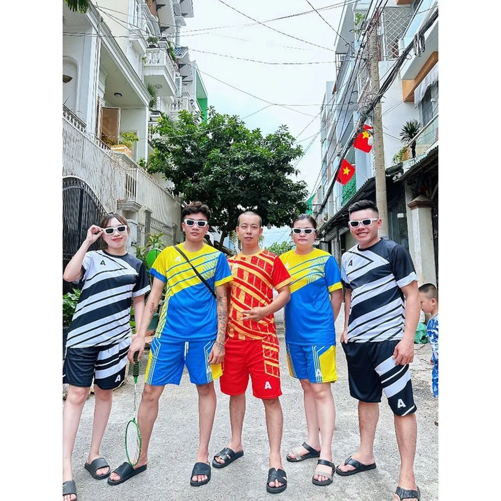 Đồ Bộ Mặc Nhà, Tập Gym Nam, Nữ Mặc Hè Họa Tiết Phối A Tu - Be Yourself