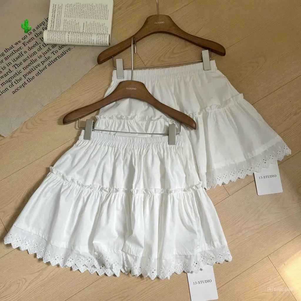 Alternative view of Chân Váy Bèo Viền Ren - Lê Phương Boutique