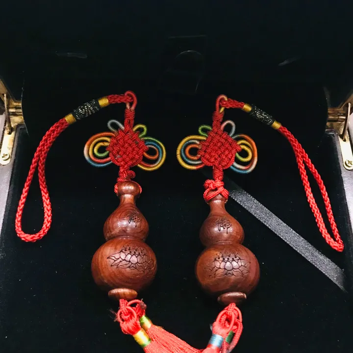 Alternative view of [dây] Treo Trang Trí Nhà Cửa, Ô Tô Hoạ Tiết Hồ Lô Khắc Chữ - Tường Thuận
