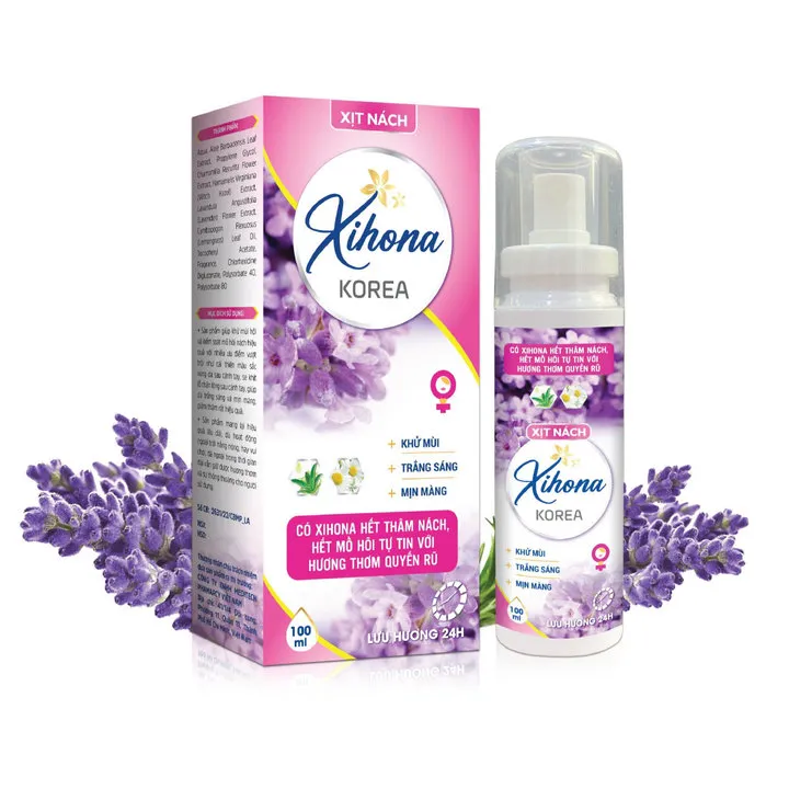 Alternative view of Xịt Thảo Dược Trị Hôi Và Thâm Nách Xihona Korea 24h Cho Nam, Nữ 100ml- Bidopharma Usa