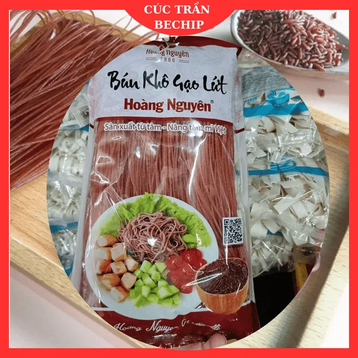 Bún Khô Gạo Lứt, Bún Gạo Lứt Đỏ Giảm Cân, Hữu Cơ Thơm Ngon Dành Cho Người Ăn Kiêng, Tập Ghim, Mẹ Bầu - Ctb770